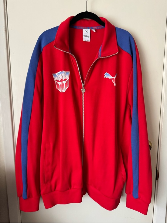Puma Other - Men’s PUMA x Transformers T7 Optimus Prime Track Jacket in Red Blue